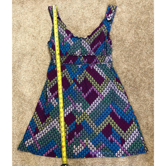 Disney Parks Womens Sleeveless Hidden Mickey‎ Multicolor Dress Size Medium - Picture 4 of 6